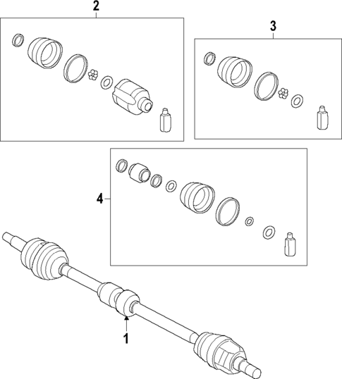 Axle Shafts & Joints for 2015 Kia Optima #0