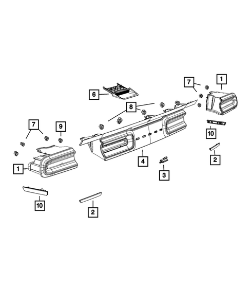 Lamps-Interior and Exterior for 2015 Dodge Challenger #0
