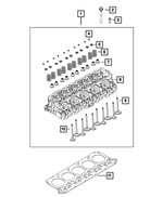 5037718AA - 8.4L Gas; Engine: Intake Valve for Mopar Image