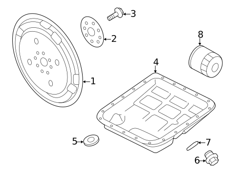 Transaxle Parts for 2011 Subaru Impreza #1