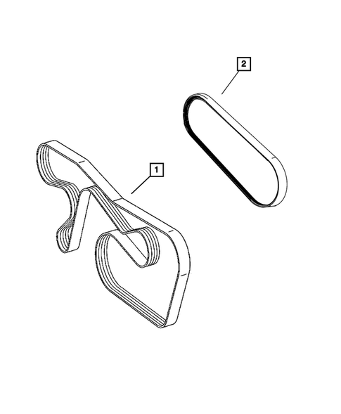 Drive Belts for 2007 Dodge Sprinter 3500 #0