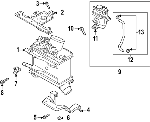 Intercooler for 2025 Genesis GV80 Coupe #0