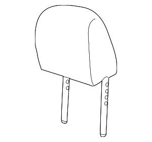 42476972 - : Part# 42476972 Brandy Front Seat Head Restraint for Buick: Encore Image