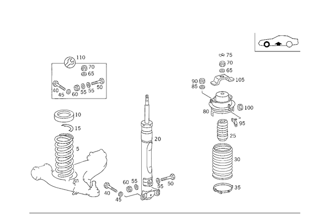1293230192 - : Boot for Mercedes-Benz Image