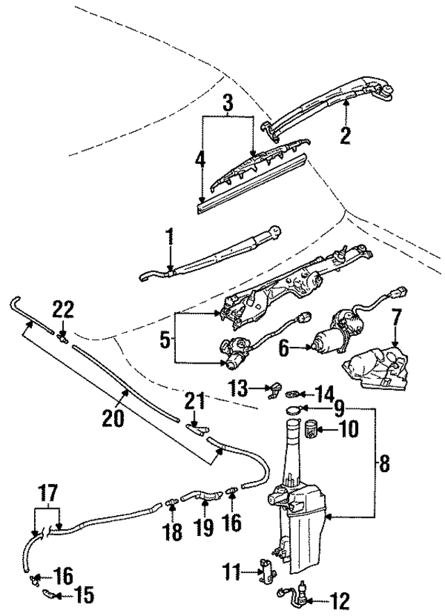 8521450090 - : Wiper Blade Refill for Lexus Image