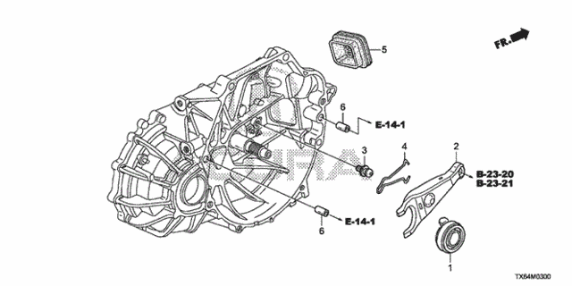 MT Clutch Release for 2014 Acura ILX #0