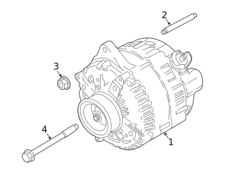 Alternator for 2019 Lincoln Continental #1