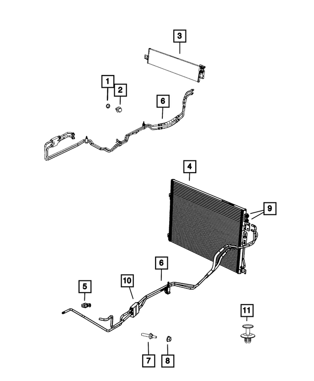 68232604AB - Cooling: Transmission Oil Cooler for Mopar Image