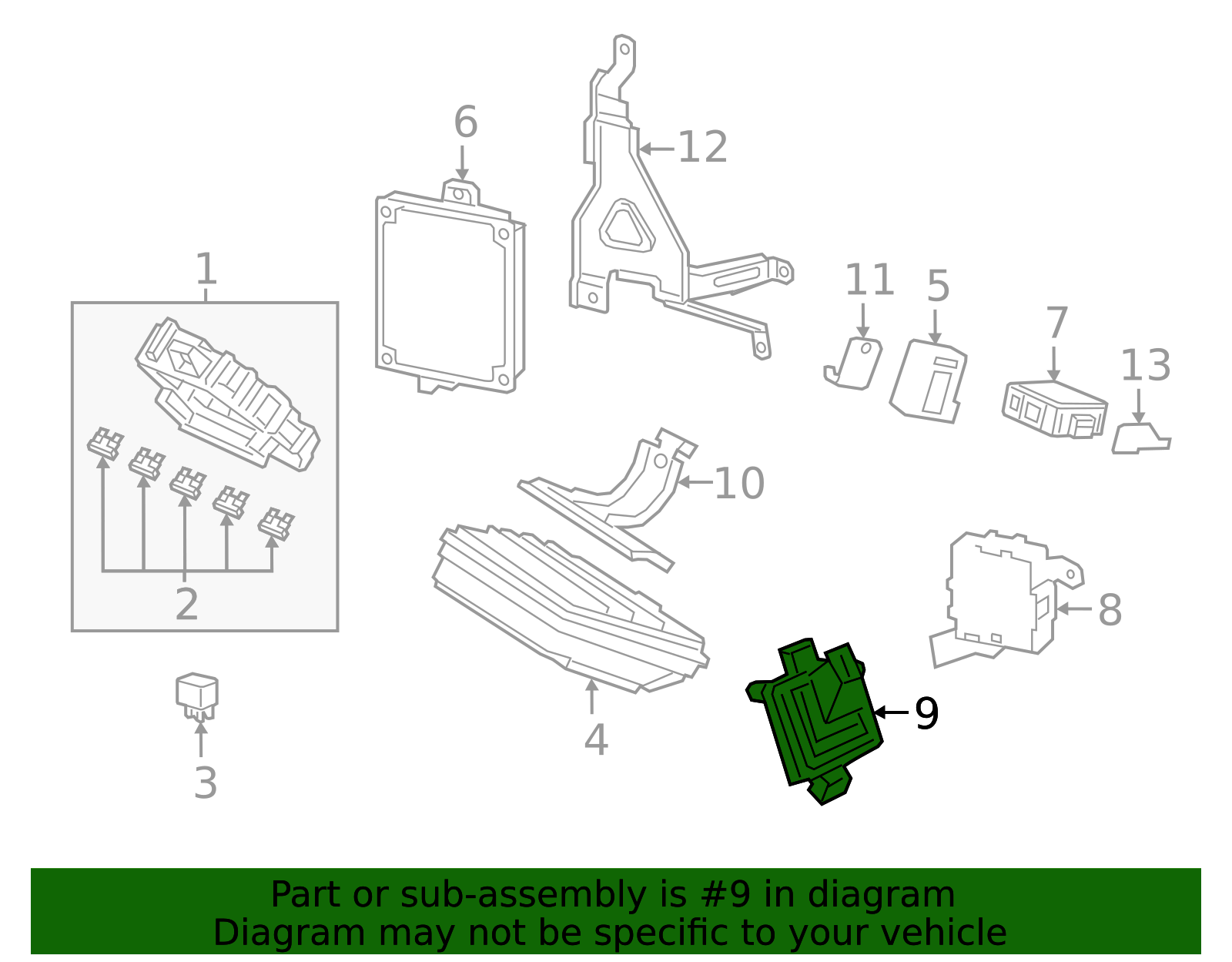 76870-TRT-023 - Honda Wiper Control Module Performance Auto Parts