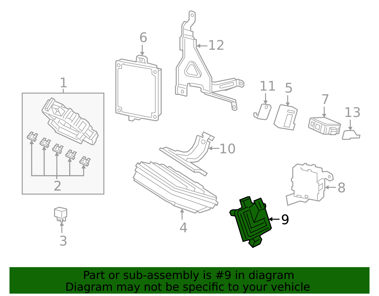 76870-TRT-023 - Honda Wiper Control Module 2018-2020 Honda Clarity ...