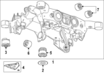 26307714 - : Center Mount for Cadillac: OPTIQ | Chevrolet: Blazer EV, Equinox EV Image
