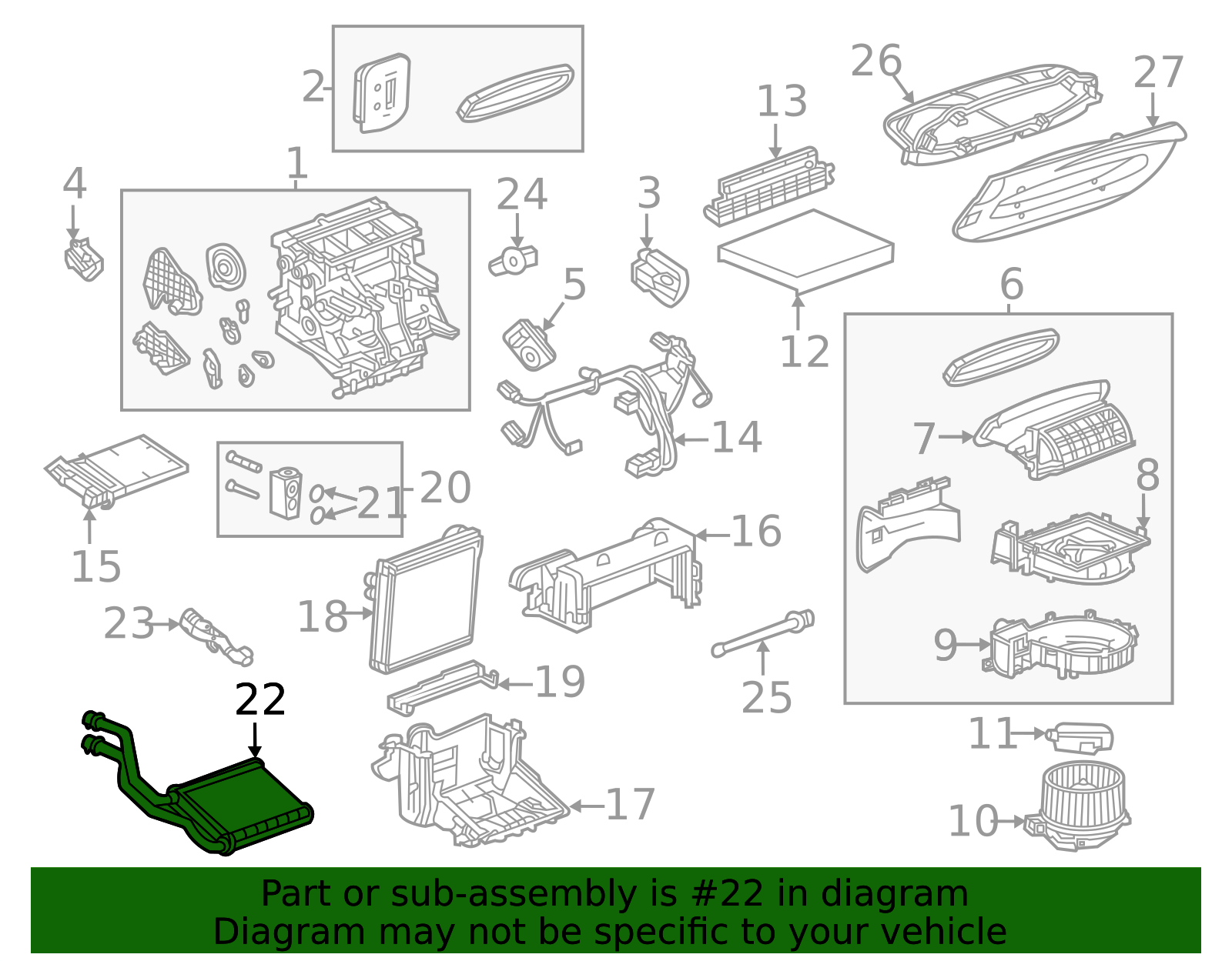 42677734 - High-Quality Heater Core for 2020-2026 GM | AutoNation Parts