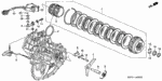 23240PHT000 - Transmission - Automatic: Gear Assembly, Secondary Drive for Honda Image