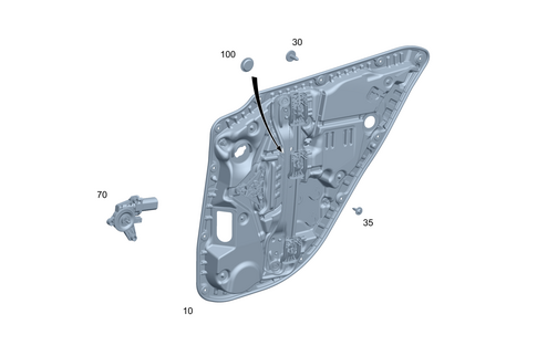 Window Regulator for 2024 Mercedes-Benz GLE350 #0