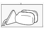 879103A290A1 - Body: Mirror Assembly for Lexus: GS300, GS430 Image