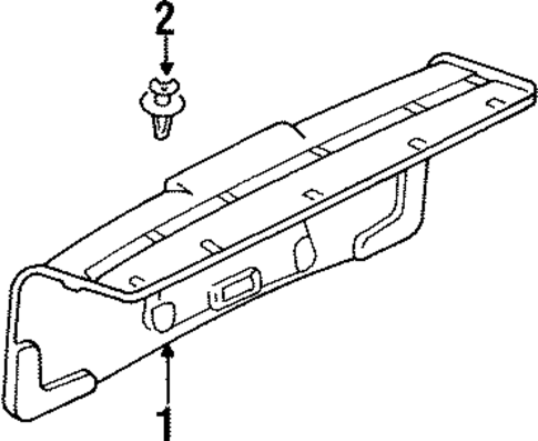 Interior Trim - Trunk for 1993 Audi 100 Quattro #0
