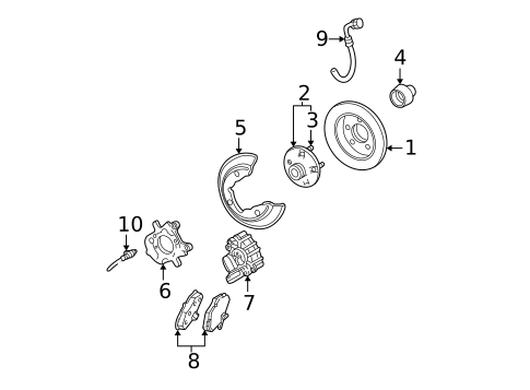 Anti-Lock Brakes for 2005 Ford Taurus #2