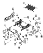 1JB16XDVAB - Interior Trim: Driver Inboard Shield for Mopar Image image