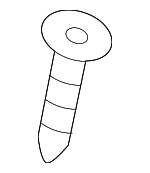 814563S000 - Body: Lift-gate Lock Striker Plate Screw for Kia Image