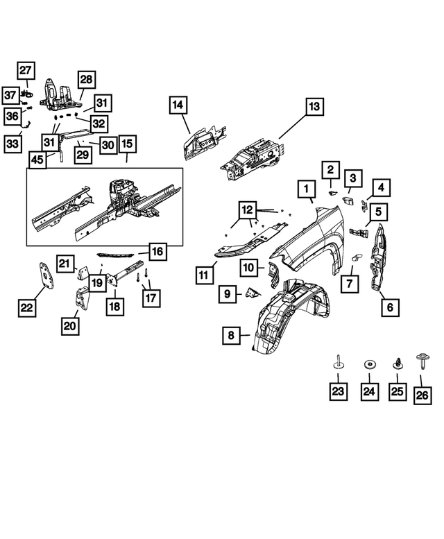 68435955AB - : Battery Strap for Mopar Image
