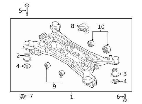 Suspension Mounting for 2024 Kia Sorento #1