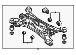 55405P2700 - Suspension: Suspension Cross-member for Kia: Sorento Image