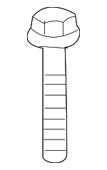 90037815901 - Engine: Trans Mount Bolt for Porsche: 718 Boxster, 718 Cayman, 718 Spyder, 911, Boxster, Cayman Image