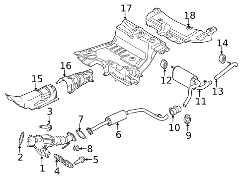 Exhaust Components for 2015 Ford Transit Connect #0