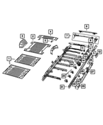68590252AA - Body Sheet Metal Except Doors: Rear Floor Pan for Ram: ProMaster 1500, ProMaster 2500, ProMaster 3500, ProMaster EV Image
