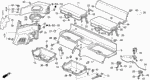 90137SH3000 - Interior/Bumper: SCREW, TAPPING (4X16) for Honda Image