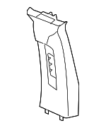 5HS33BDXAI - Body: Upper Center Pillar Trim for Jeep: Grand Cherokee Image