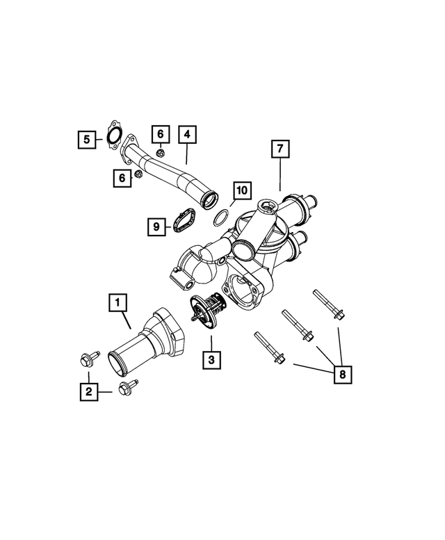 6508393AA - Cooling: Bolt for Mopar Image image