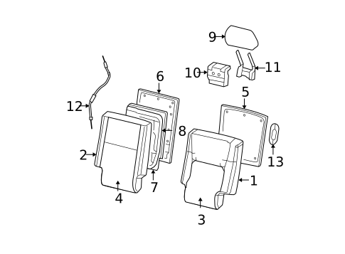 Second Row Seats for 2008 Jeep Commander #1
