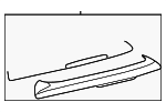 5K6827936AGRU - Body: Spoiler for Volkswagen: Golf, Golf R, GTI Image