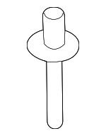 9132667 - Body: Bumper Cover Rivet for GM Image