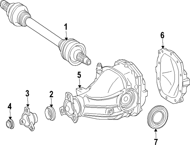 259970047 - Universals &amp; Rear Axle: Pinion Seal for Mercedes-Benz Image