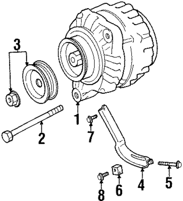 2315097E10 - : Alternator Pulley for Nissan: Quest Image