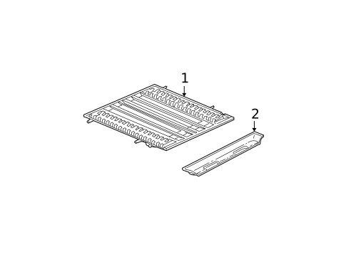 Interior Trim - Rear Body for 2004 Chevrolet Avalanche 2500 #0