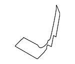 876321JB7C - Body: Seat Back Cover Silencer for Nissan Image