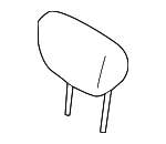 864001JA0D - Body: Headrest for Nissan Image
