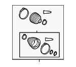 442701020 - : Boot Kit for Toyota: Corolla, Matrix Image