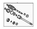 4341001140 - Driveline &amp; Axles: Axle Assembly for Toyota: Corolla, Matrix Image