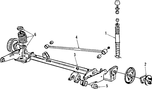 Rear Suspension for 1987 Buick Century #1