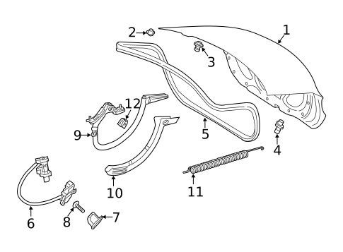 Lid & Components for 2020 Mercedes-Benz CLA 45 AMG&reg; #2