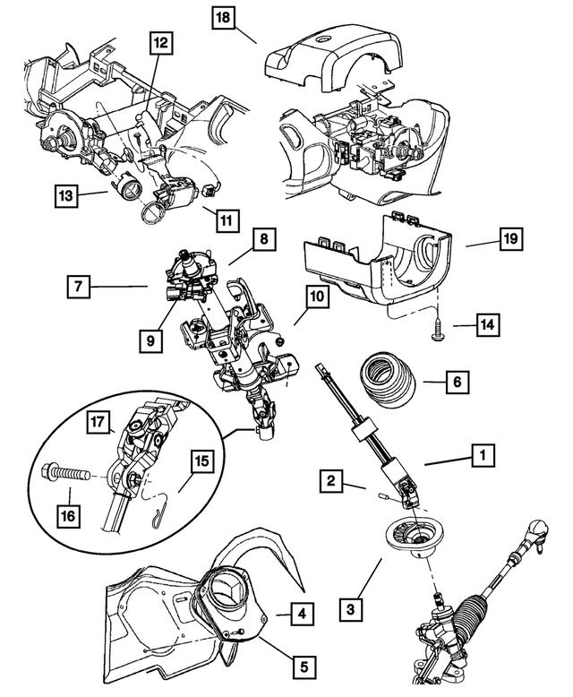 5057089AD - Steering: Steering Column for Mopar Image