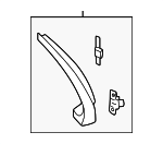94330SA000ND - Body: Side Trim Panel for Subaru: Forester Image