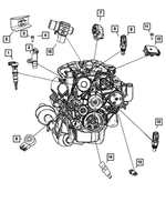 6507293AA - Electrical: Hex Head Screw And Washer for Dodge: Dakota, Durango, Ram 1500, Ram 2500, Ram 3500 | Ram: 1500, Dakota Image