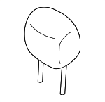 864306JL0A - Body: Headrest for Nissan: Armada Image