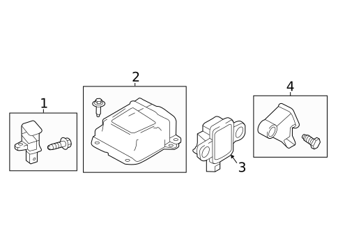 Air Bag Components for 2018 INFINITI QX30 #1