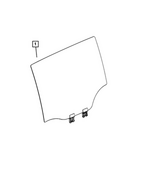 68700352AA - Glass: Rear Door Glass, Right for Mopar Image